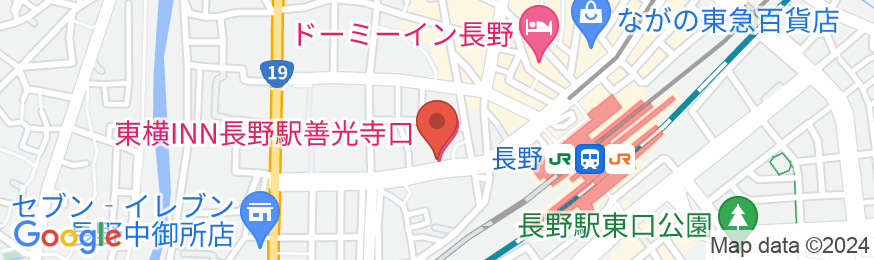 東横INN長野駅善光寺口の地図