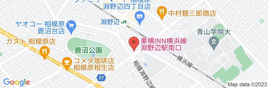 東横INN横浜線淵野辺駅南口の地図