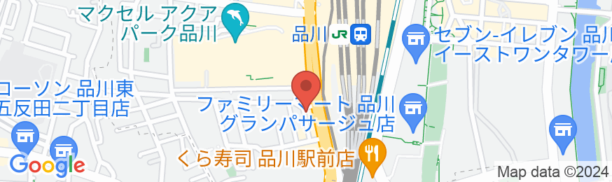 東横INN品川駅高輪口の地図