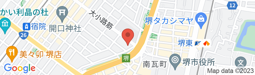 東横INN堺東駅の地図