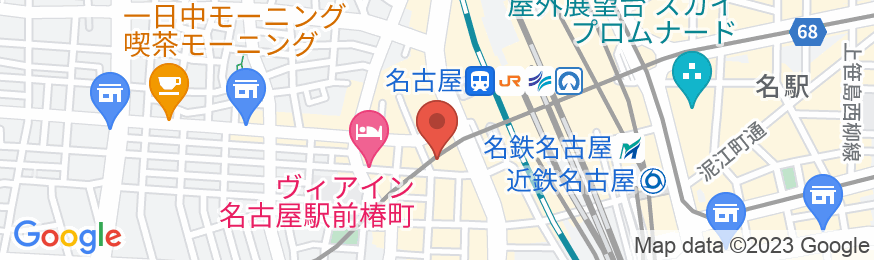 東横INN名古屋駅新幹線口の地図