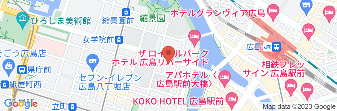 東横INN広島駅南口右の地図