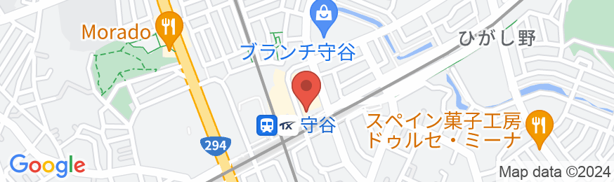 東横INN守谷駅前の地図