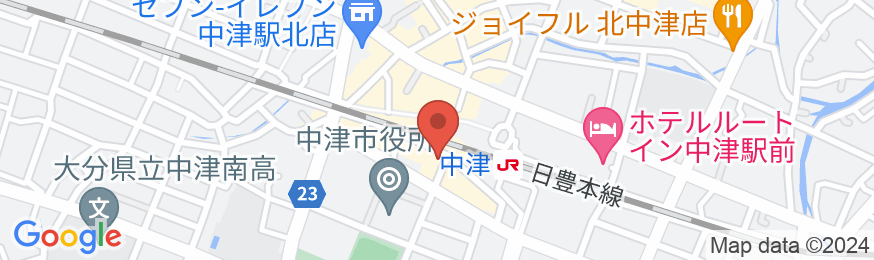 東横INN大分中津駅前の地図