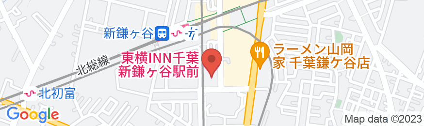 東横INN千葉新鎌ヶ谷駅前の地図