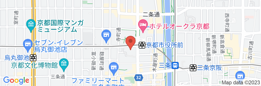 ホテル本能寺の地図