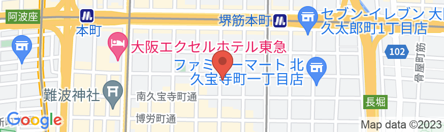 東横INN大阪船場1の地図