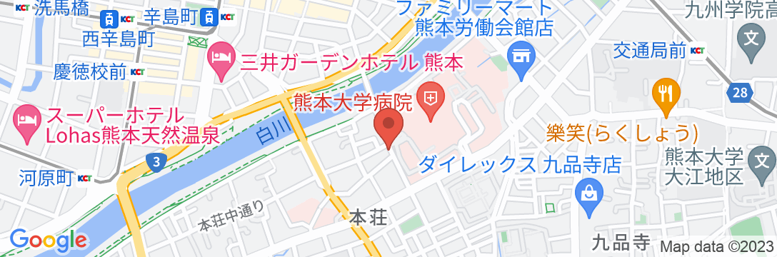 熊本KBホテルの地図