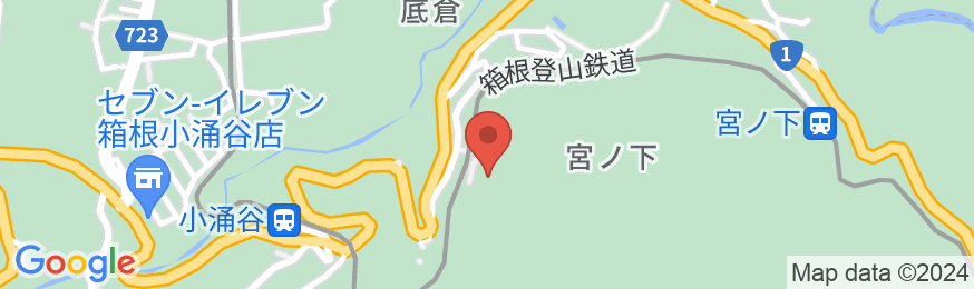 箱根 時の雫の地図