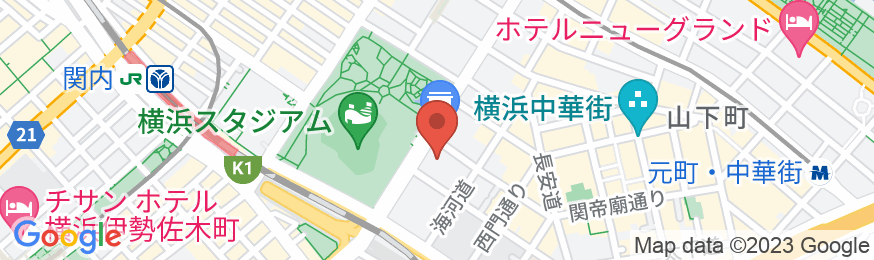 東横INN横浜スタジアム前2の地図