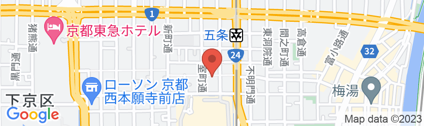 新潟屋旅館の地図