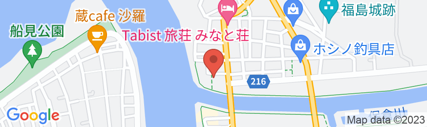 働く人の宿 あいかわ 直江津港店の地図