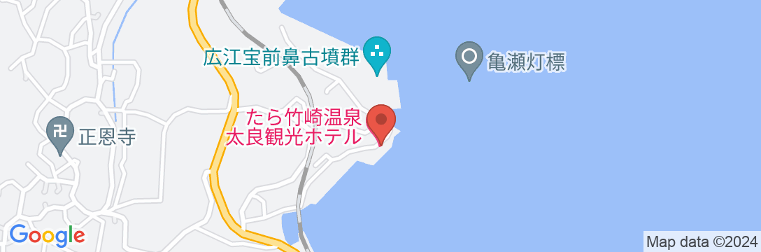 たら竹崎温泉 太良観光ホテルの地図