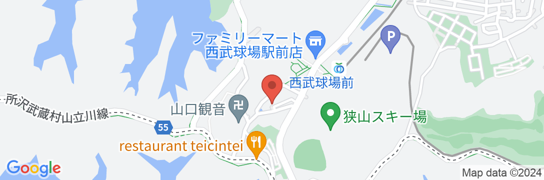 ホテル観音閣の地図