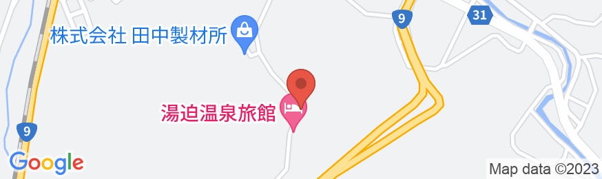 湯迫温泉旅館の地図