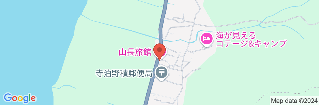 割烹の宿 山長の地図