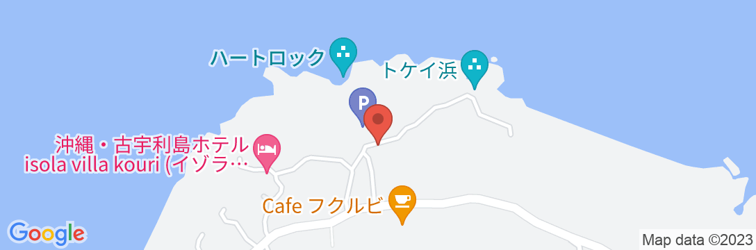 hotel cava <古宇利島>の地図