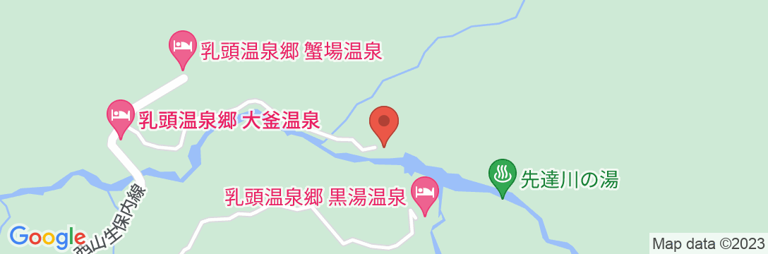 孫六温泉の地図