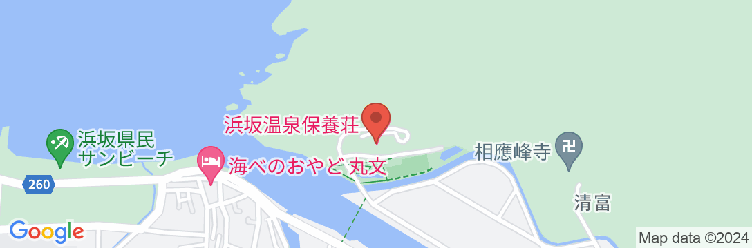 浜坂温泉保養荘の地図
