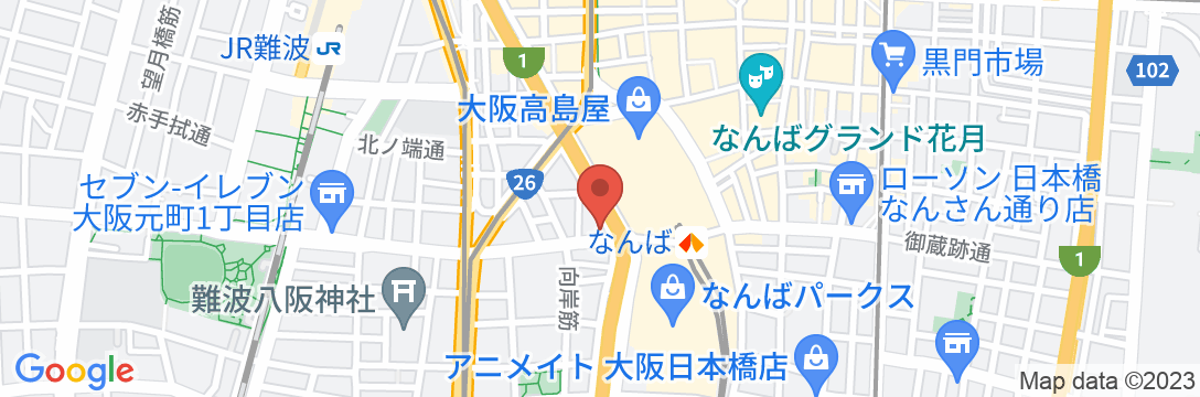 フレイザーレジデンス南海大阪の地図