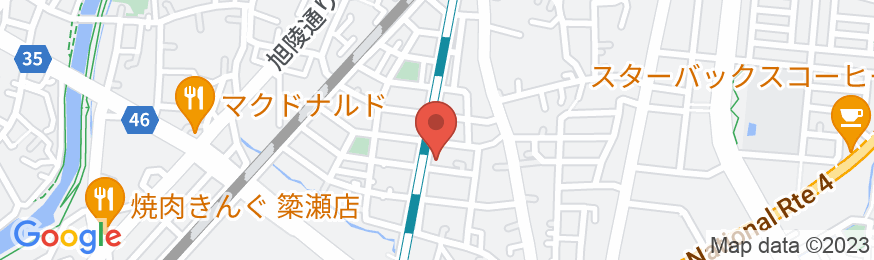パシフィックホテル宇都宮の地図