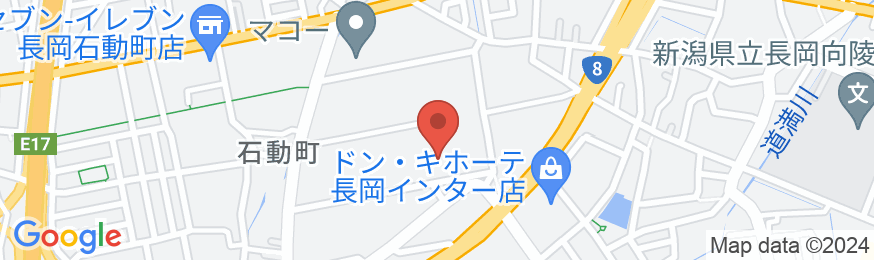 ホテル ビジネスイン長岡の地図