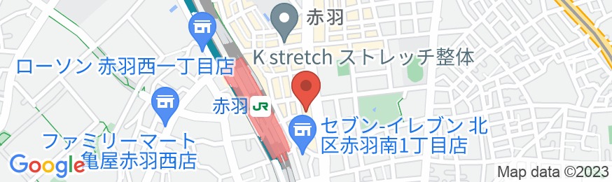 ダイワロイネットホテル東京赤羽の地図