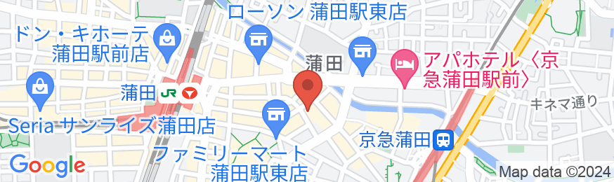 京急EXイン 蒲田の地図