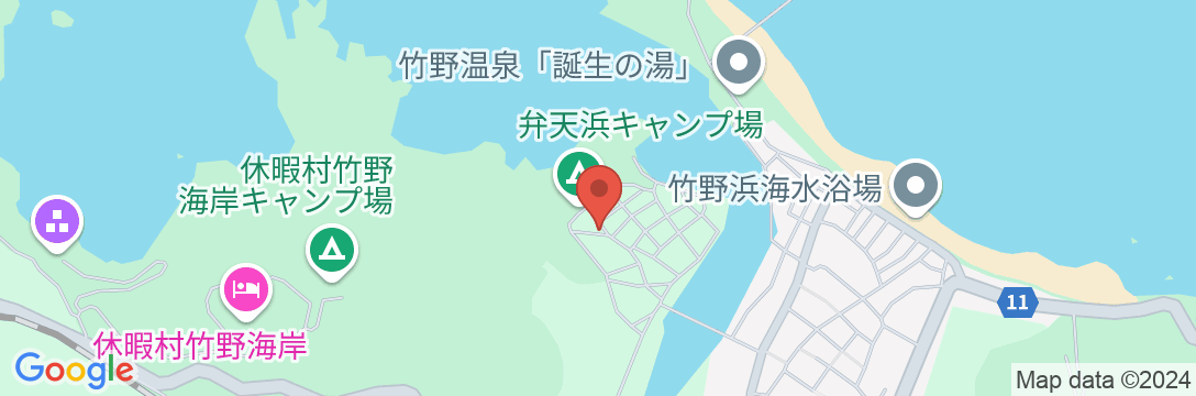 民宿きらく本館の地図