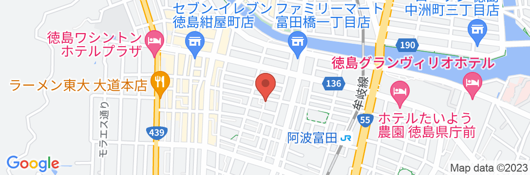 ビジネスホテルアネックスみづほの地図