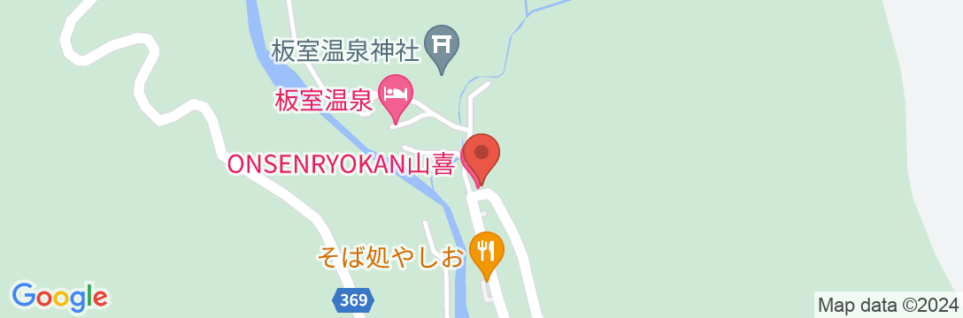 那須板室温泉 ONSEN RYOKAN 山喜の地図