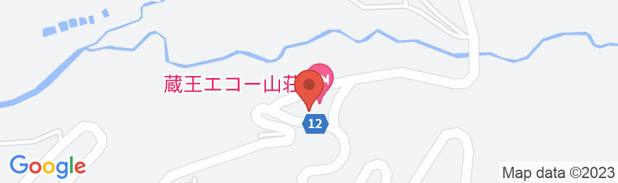 蔵王エコー山荘の地図