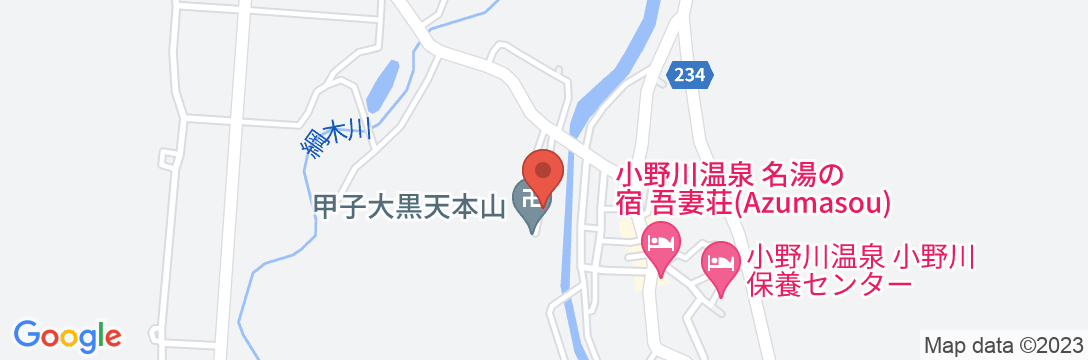 小野川温泉 宝寿の湯の地図