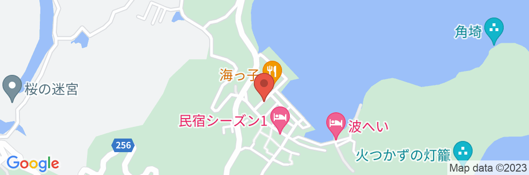HANARE <直島>の地図