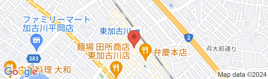 ビジネスホテル東加古川の地図