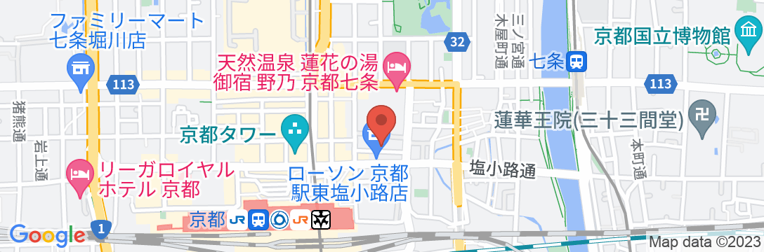 京都ホワイトホテルの地図