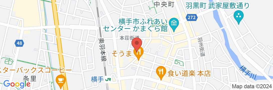 鎌田屋旅館の地図