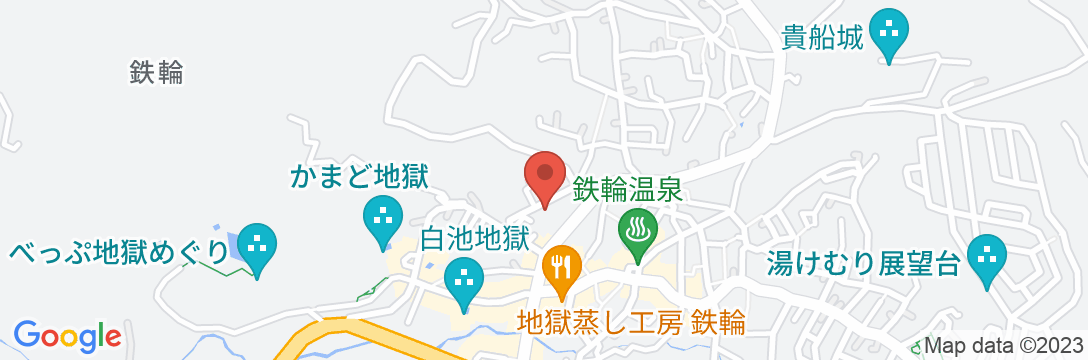 別府旅館 湯元美吉の地図