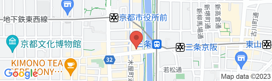 加茂川館の地図