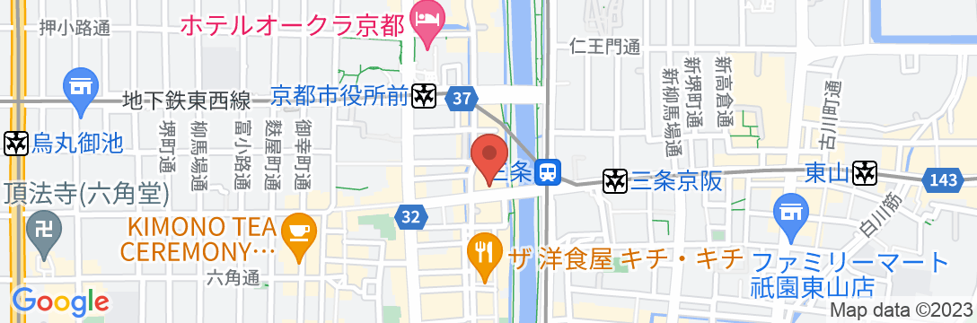 加茂川館の地図