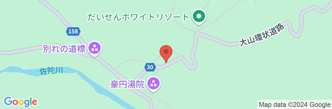 山の宿 一番館の地図