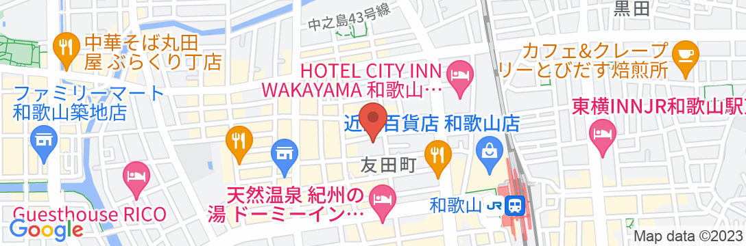 ビジネスホテル かつやの地図