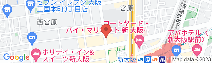 ヴィアイン新大阪ウエスト(JR西日本グループ)の地図