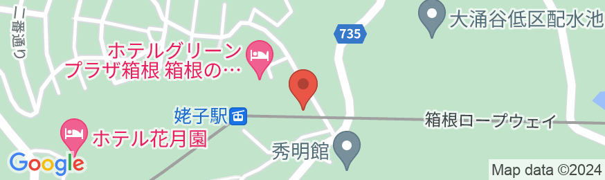 富士山を一望できる宿 ホテルグリーンプラザ箱根の地図