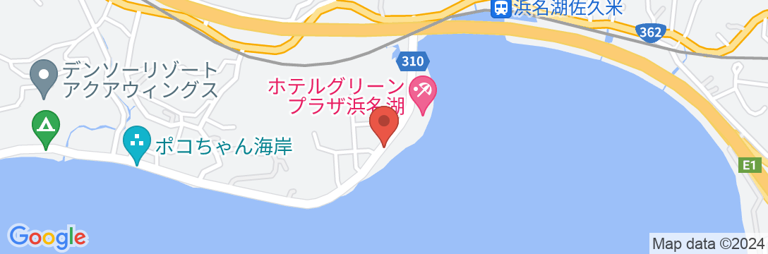 ホテルグリーンプラザ浜名湖の地図