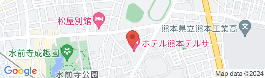 ホテル熊本テルサの地図