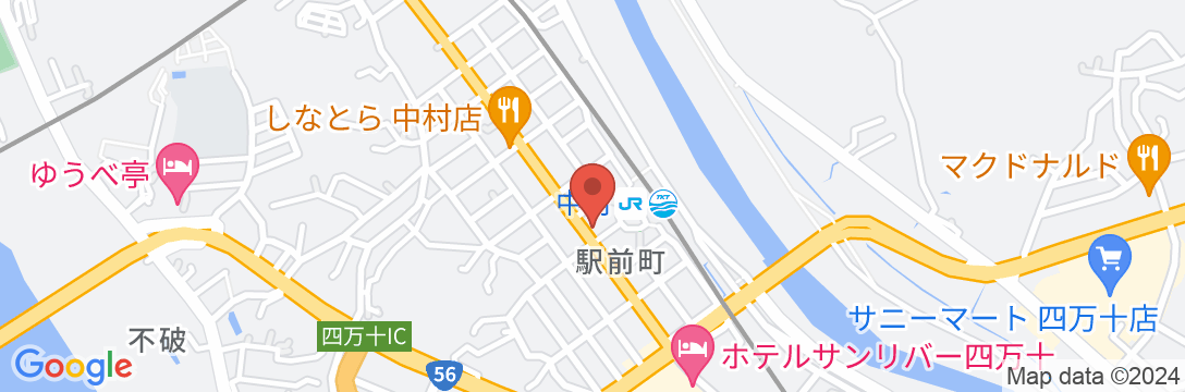 中村第一ホテル(BBHホテルグループ)の地図