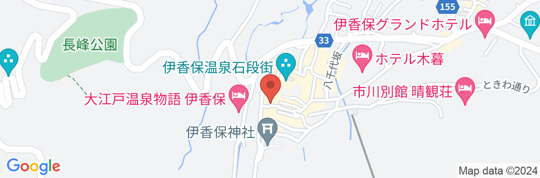 伊香保温泉 丸本館の地図