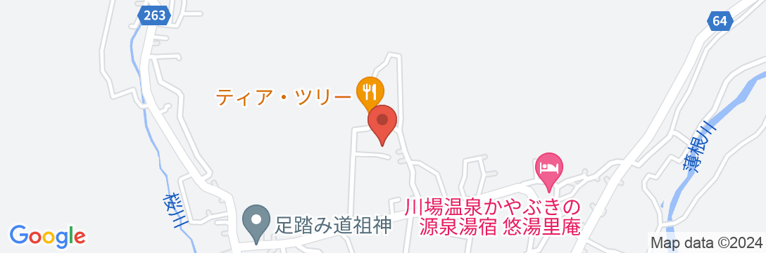 川場温泉 ペンシオーネ花紀行の地図