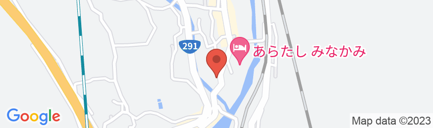 水上温泉 旅館 山楽荘の地図
